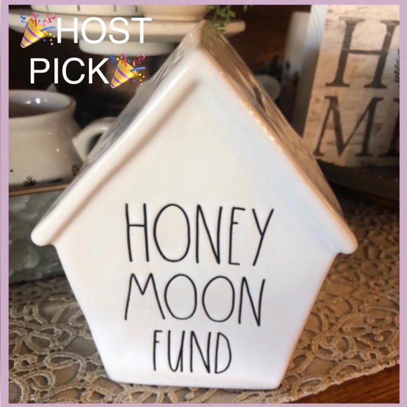 Rae Dunn Other - Rae Dunn By Magenta“HONEY MOON FUND” Bank NWT